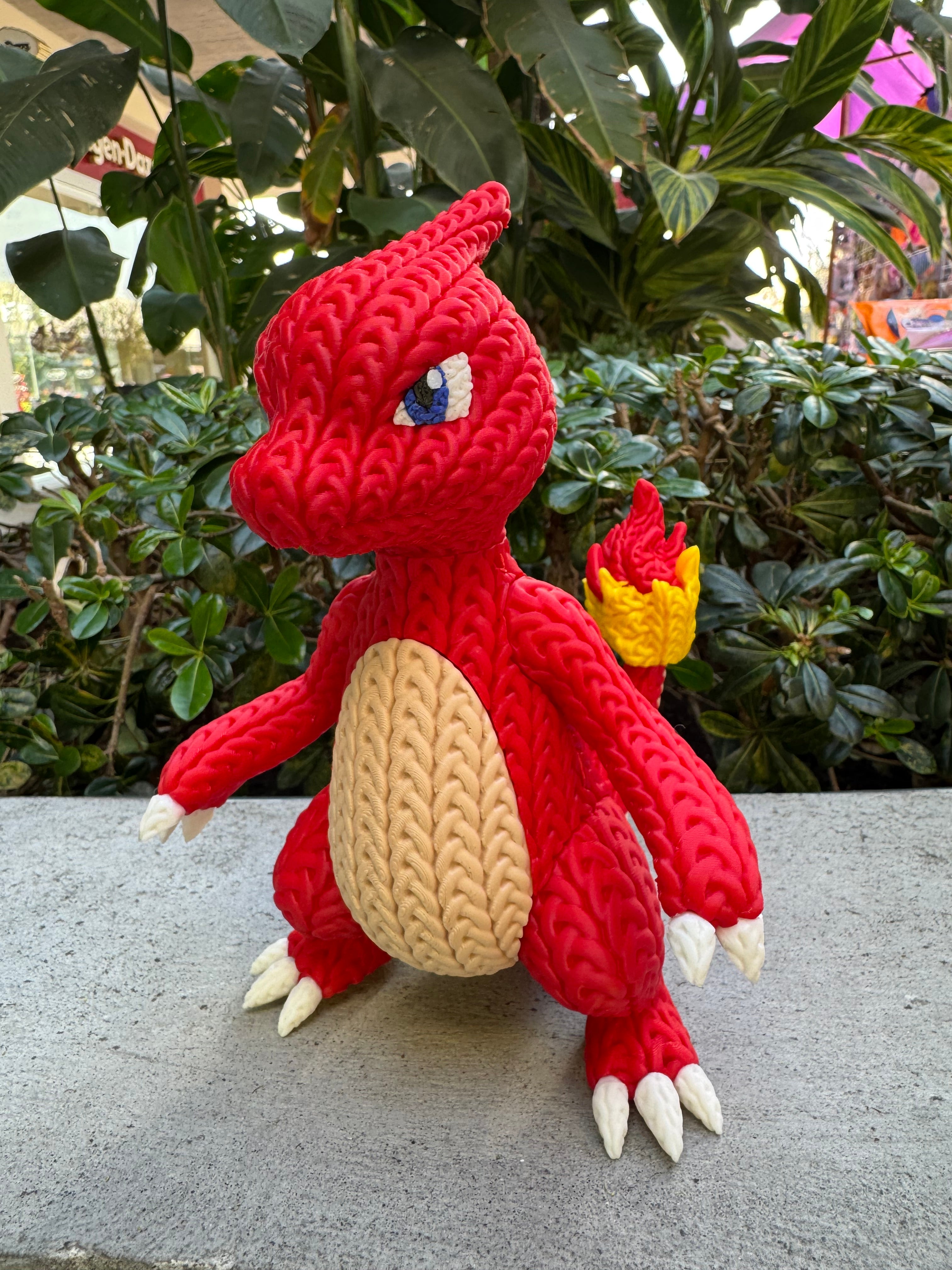charmeleon 3D crochet