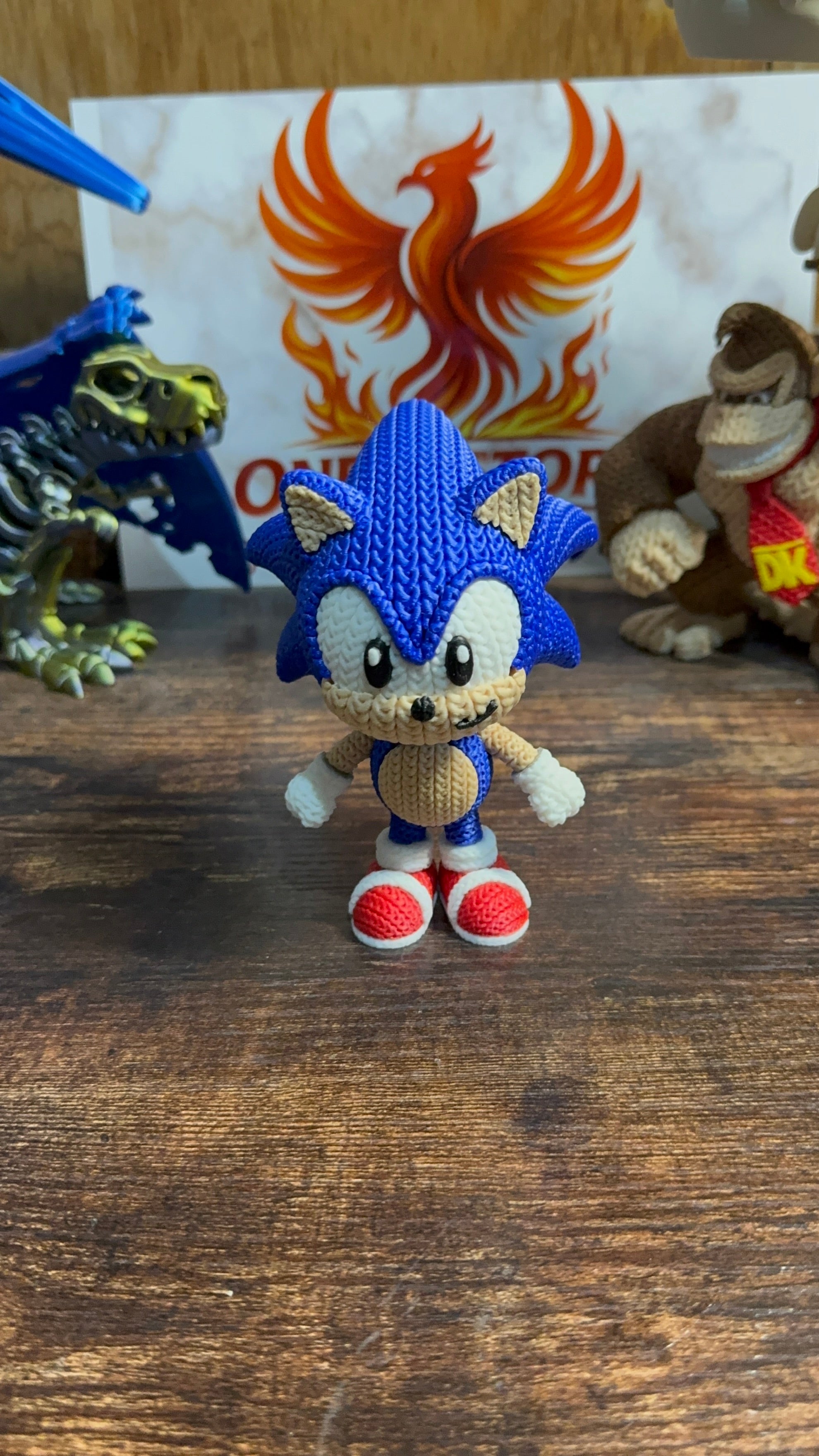 Sonic 3D crochet